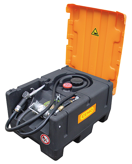 Mobile Benzin-Tankanlage CEMO KS-Mobil Easy 120 Liter mit Klappdeckel Mobile Benzin-Tankanlage CEMO KS-Mobil Easy 120 Liter mit Klappdeckel