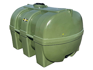 Vielzweckfass aus PE, 8.000 Liter, olivgrün