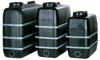 Lagertanks für Industrie, Landwirtschaft und Handel für den universellen Einsatz von 1.100 bis 4.000 Liter.